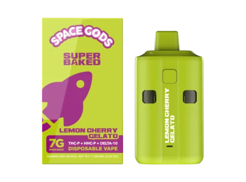 Space Gods Super Baked THC-P Disposable 7G - Lemon Cherry Gelato