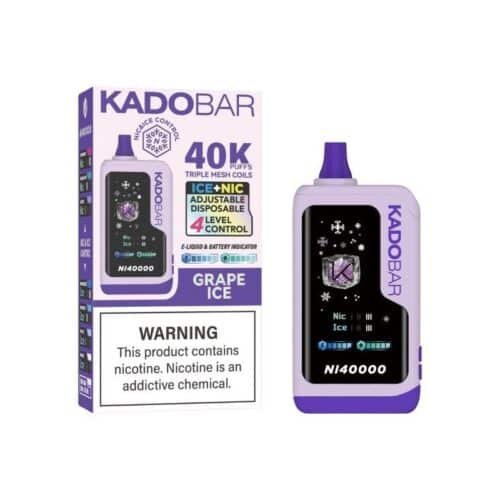 Kado Bar NI40K Ice+Nic Control Disposable - Grape Ice