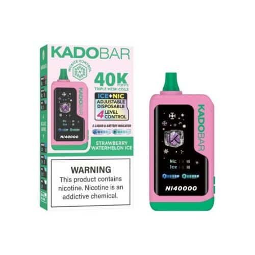 Kado Bar NI40K Ice+Nic Control Disposable - Strawberry Watermelon Ice