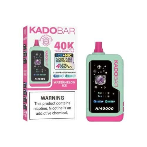 Kado Bar NI40000 Ice+Nic Control Disposable - Watermelon Ice